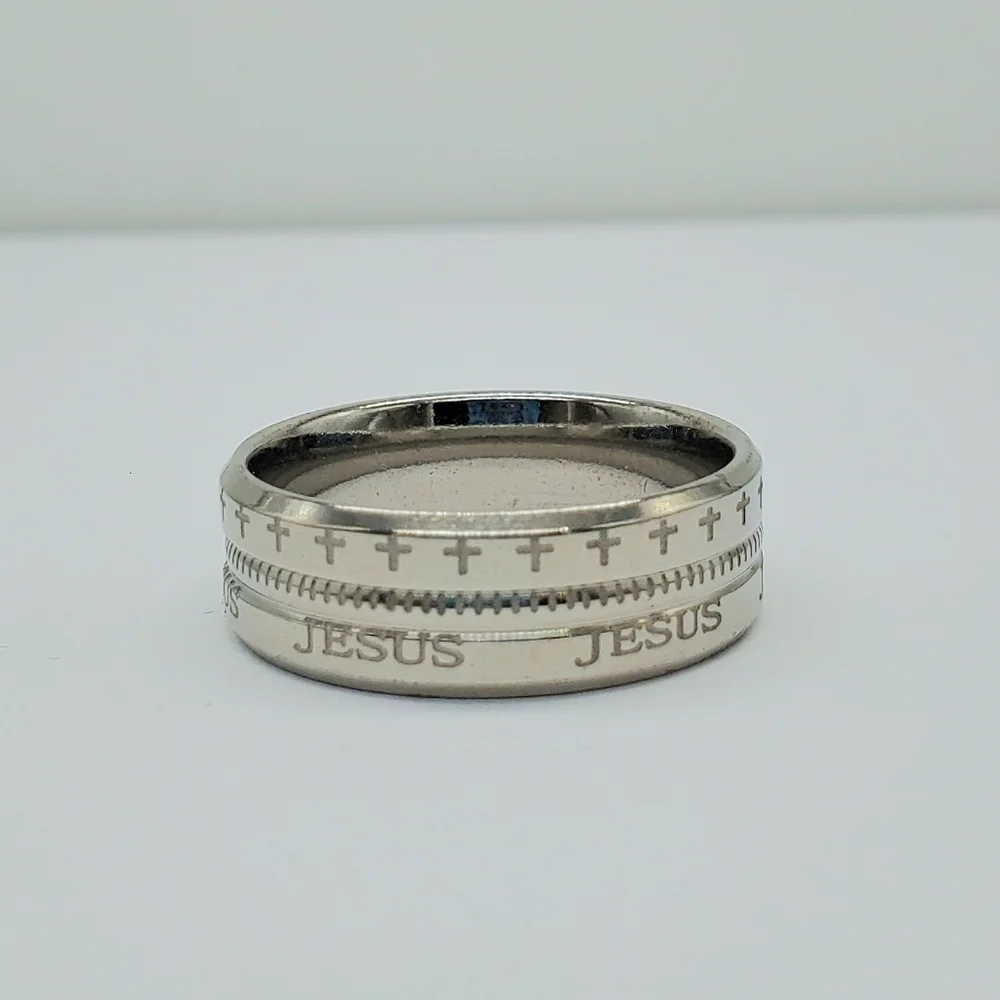 Jesus Stainless Steel Ring #12 size 12